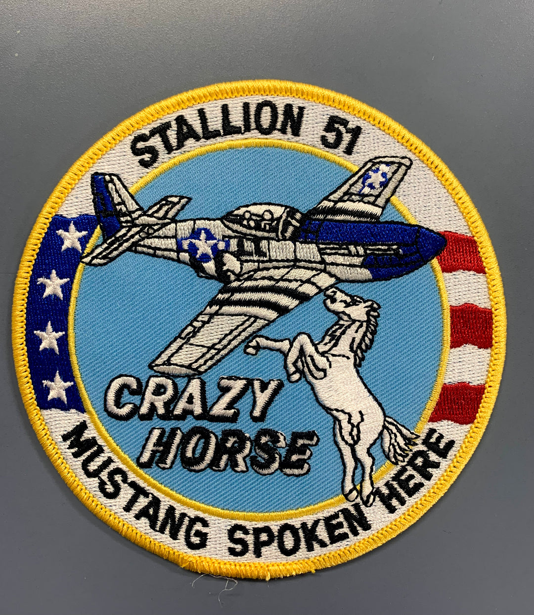 Circle Patch-Mustang Spoken Here